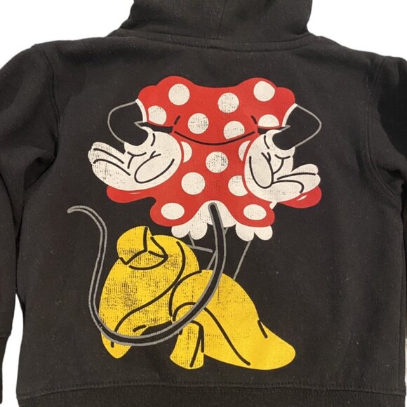 Disney Parks XXS (4) Minnie Mouse Ears Hoodie Sweatshirt - Picture 5 of 7
